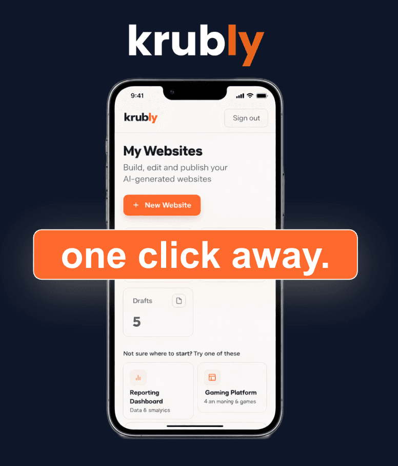 Krubly: More Than an AI Website Builder - A Complete Business Ecosystem